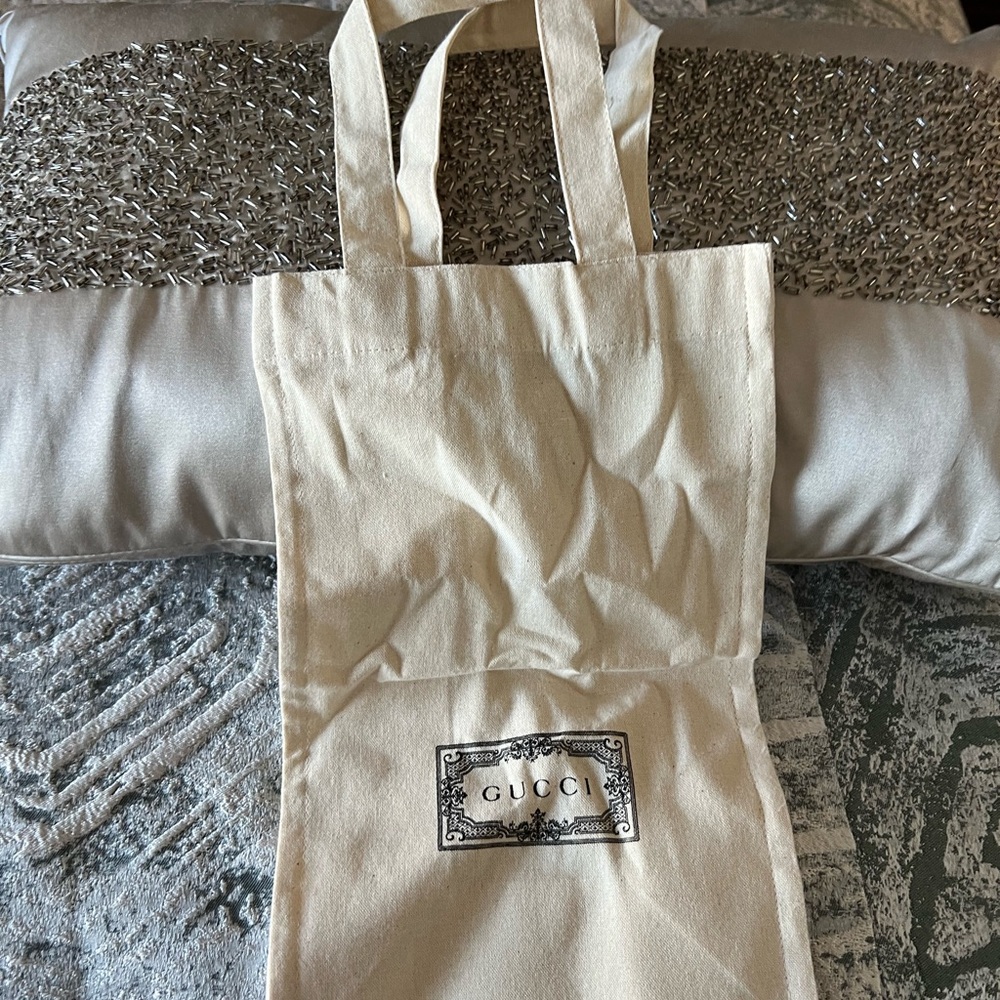 GUCCI Small Size 100% Cotton Gift Empty DUST BAG, Reusable